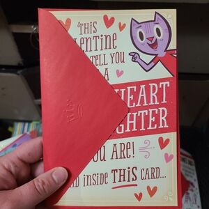Hallmark Red and Cream Valentine's Card